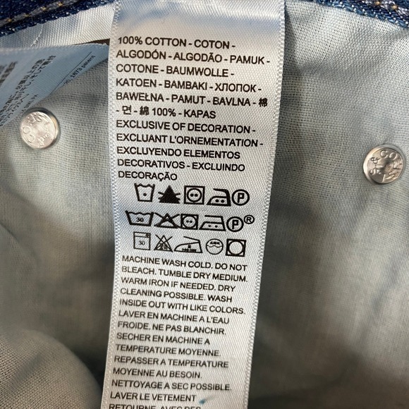 Levi's Low Pro Straight Leg Jeans Women 30x30 (33x30) Medium Wash NWT IRREGULAR - Picture 10 of 14